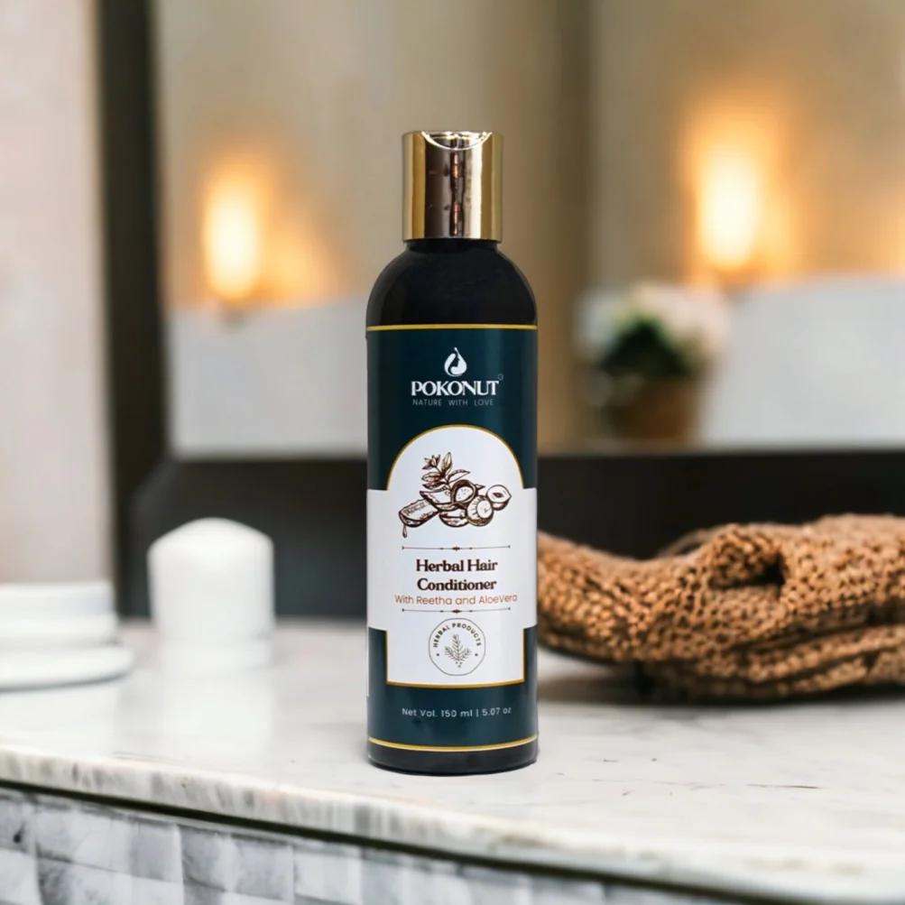 Herbal Hair care Kit (Hair oil, Shampoo, Conditioner)-150ML Each - Image 4