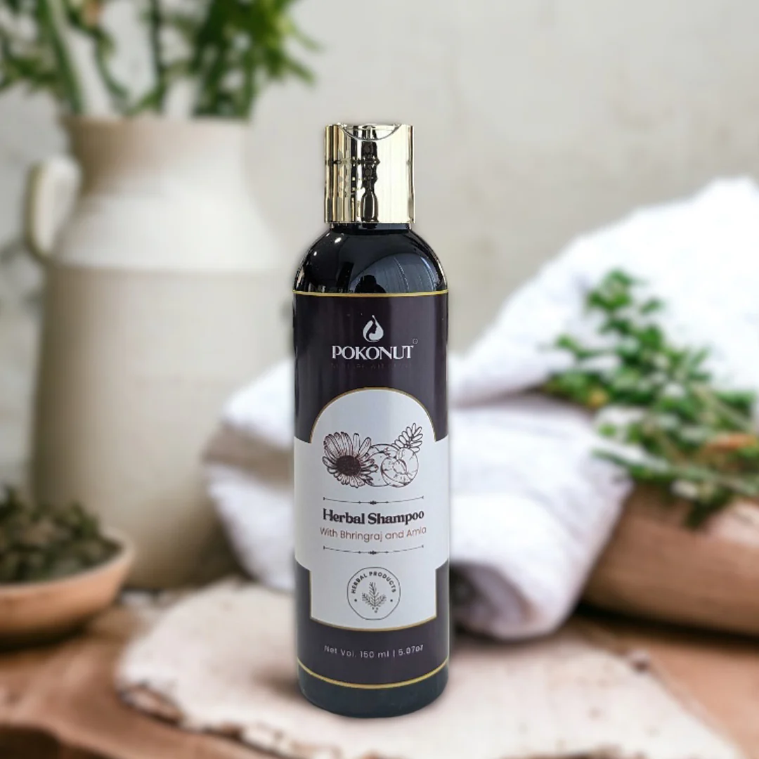 Herbal Hair care kit(Hair oil and Shampoo) - Image 4